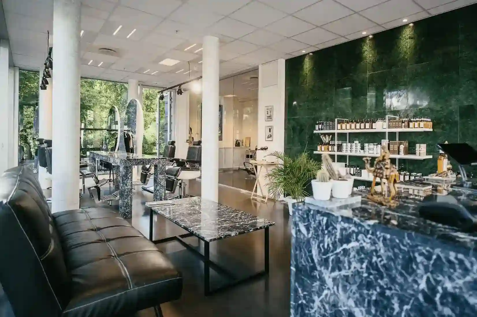 ace Barbershop Interior